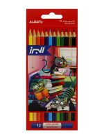 مداد رنگی البرز 12 رنگ مقوایی