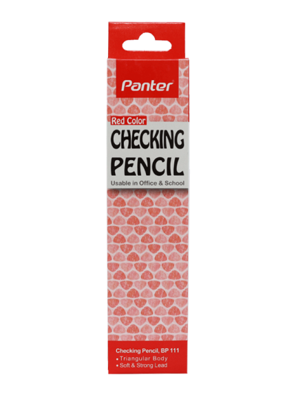 مداد قرمز پنتر Hexagonal BP112 بسته 12 عددی