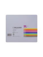 مداد رنگی پیکاسو 24 رنگ آرتیست فلزی تخت